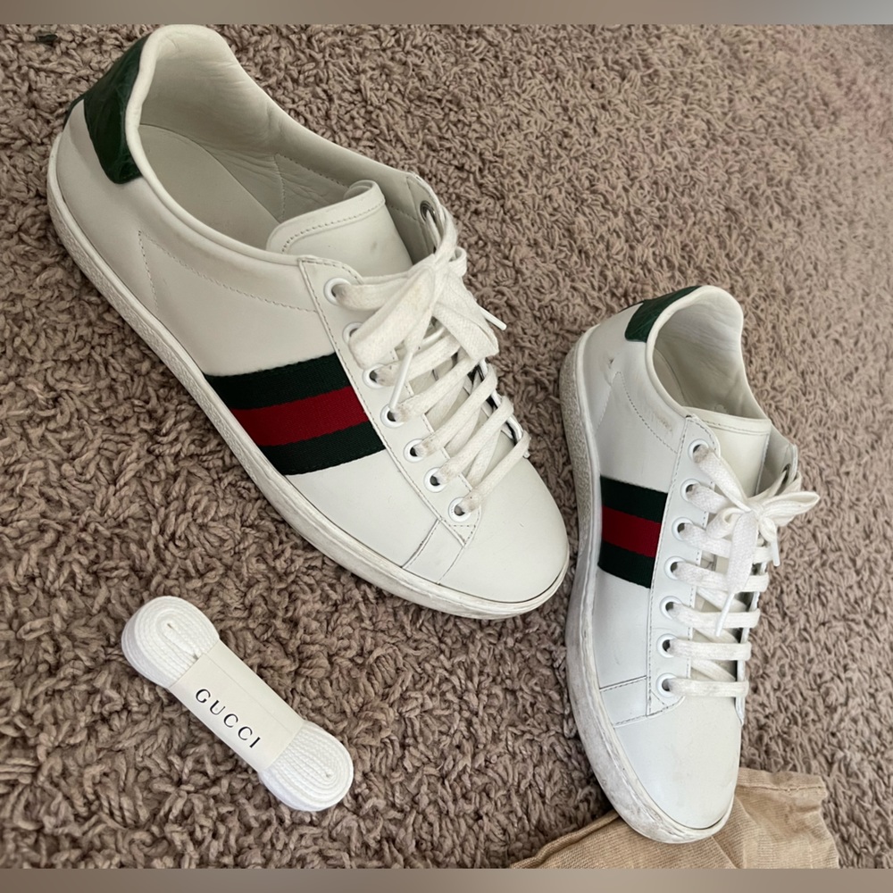 Gucci Women's Ace Low-Top Sneakers - Picture 2 of 4